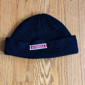 O'NEILL Fisherman Thermal Wool Beanie HayBlack  Red White